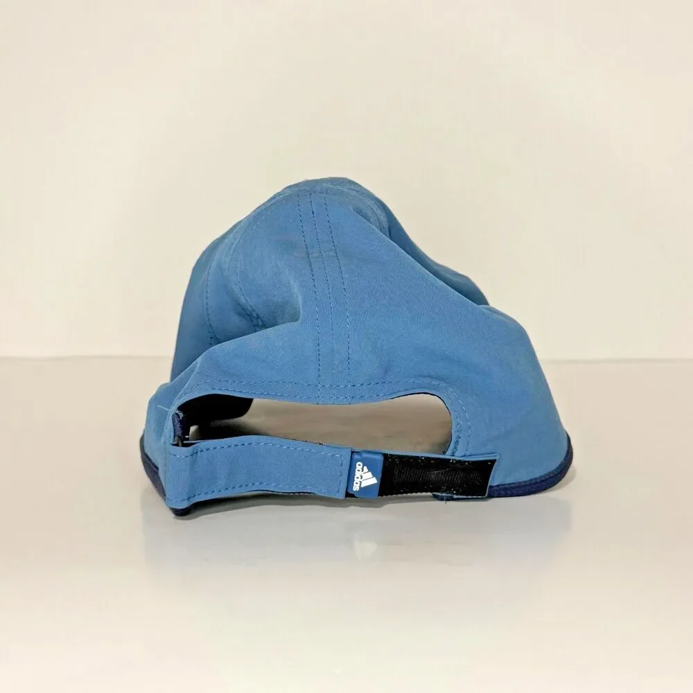 Adidas AeroReady Adjustable Hat Blue Performance Running Golf Dad Cap OSFM
